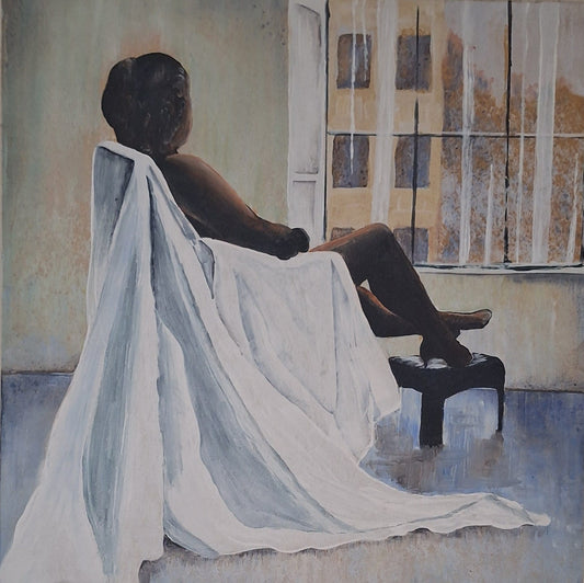 Thinking...Acrylic on canvas. 51cm x 51cm